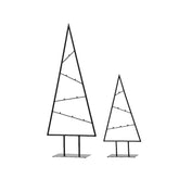 Decoris Iron Tree Set of 2 with Base and Hanger